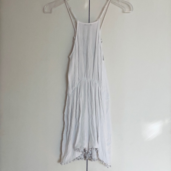 Calzedonia Cobey I White Romper I Lace-Up + Pom Pom Fringe - Picture 15 of 16